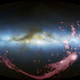 Illustration for article titled Behold the Magellanic Stream that encircles the Milky Way